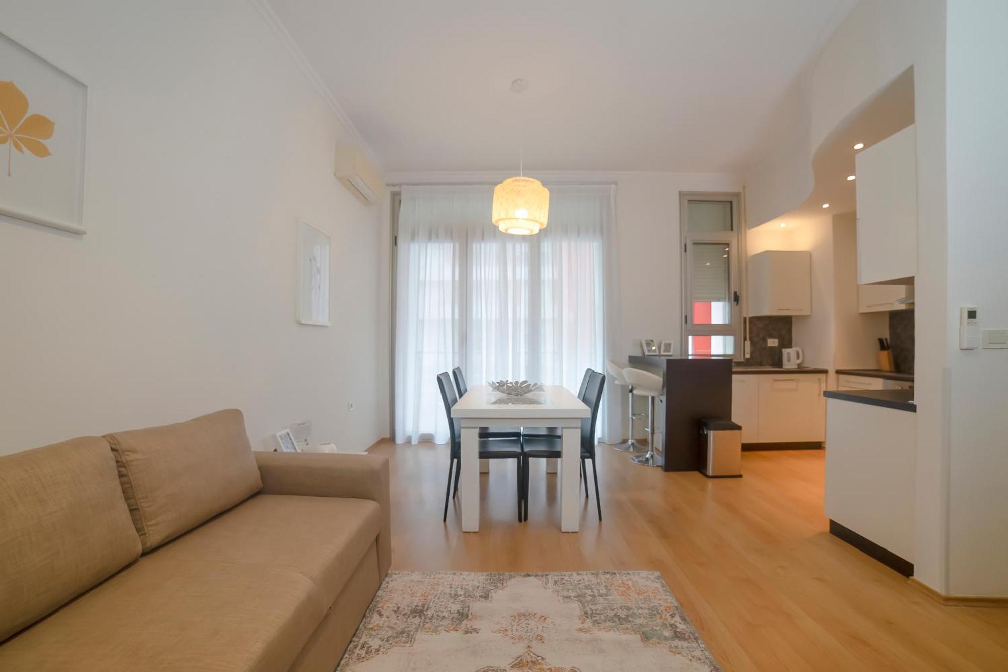 The Rooms Serviced Apartments Tirana Szoba fotó